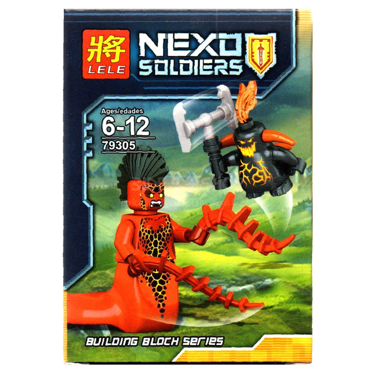 LEGO LELE Nexo Knights Whiparella & Black Scurrier Minifigure 79305-7