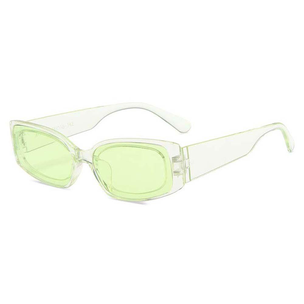 Mxbeauty Kacamata Hitam Persegi Panjang Untuk Pria Eropa Dan Amerika Anti-UV Bingkai Kecil Hitam Rectangle Frame Cat Eye Sunglasses
