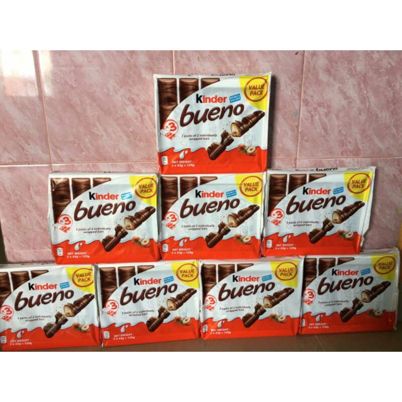 Import Coklat Kinder Bueno 3x Value pack