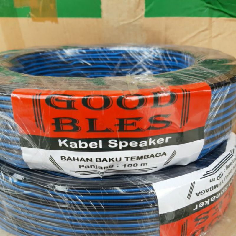 KABEL SPEAKER / TWEETER WALET MERAH BIRU TEMBAGA MURNI
