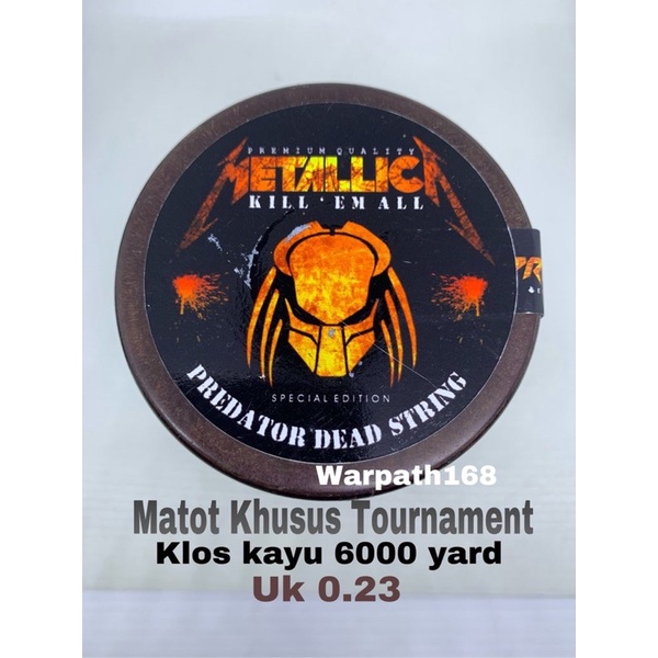 Gelasan PREDATOR metallica Matot 0.23 klos kayu 6000 yard Tournament series