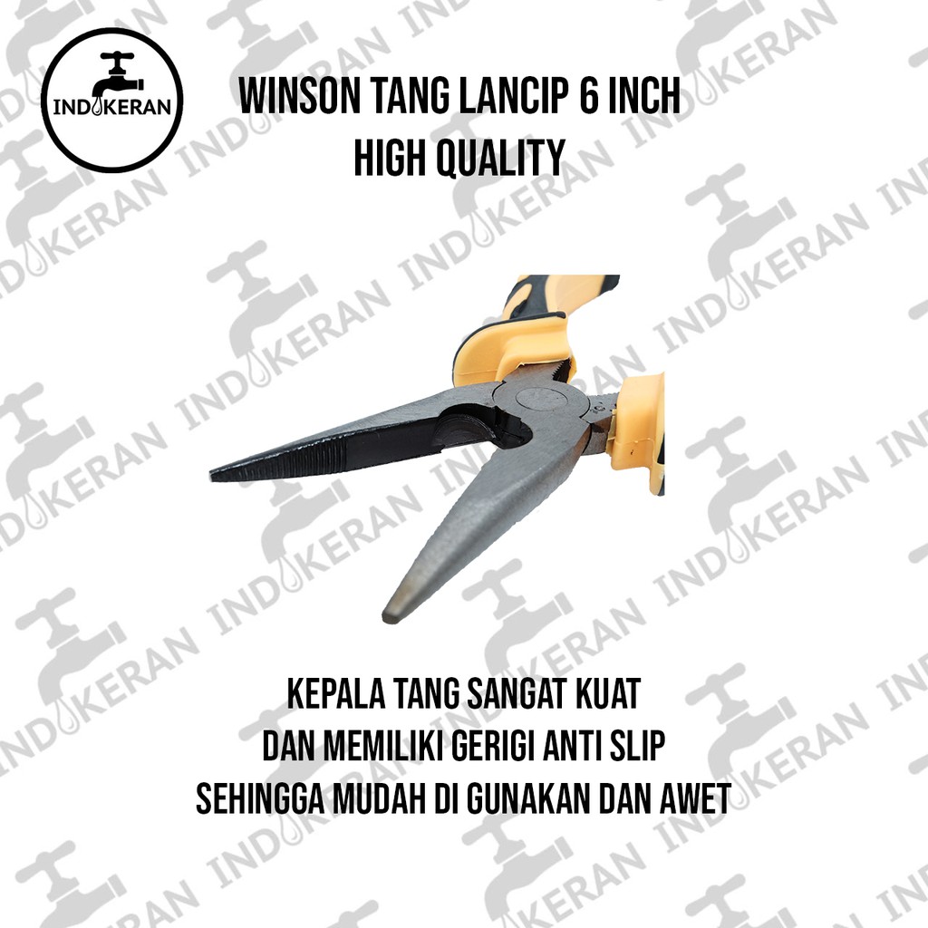 INDOKERAN - Tang Lancip - 6 Inch - High Quality