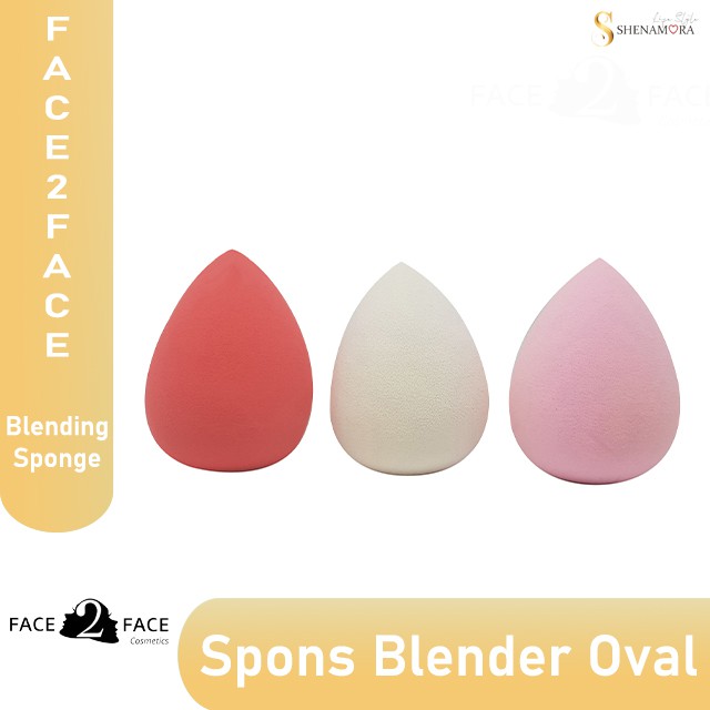 Face 2 Face Spon Wajah / Blending Sponge Type Oval