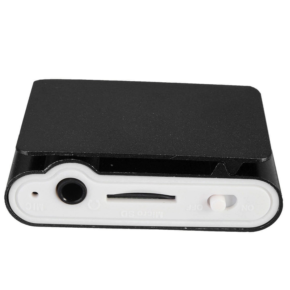 MP3 Player TF Card dengan Klip &amp; LCD - ZC10 - Black
