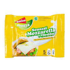 

MOZARELLA CHEESE | EMINA SLICE MOZARELLA 5S 75G | KEJU MOZARELLA | KEJU LEMBAR