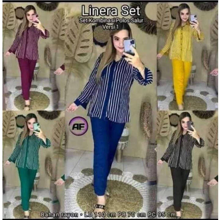 [TERMURAH] PROMO NEW LINERA SET ONESET SALUR KOMBINASI
