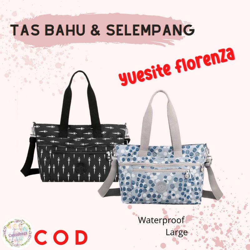 Tas bahu wanita selempang Yuesite Florenza Large import shoulders cyutebags