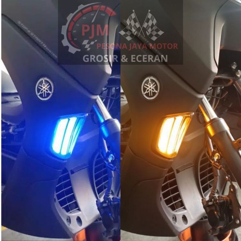 Lampu Sen Nmax New 2 Mode Running Sein Led Depan Nmax 2020-2022 Original Akai Racing KING DIAMOND89