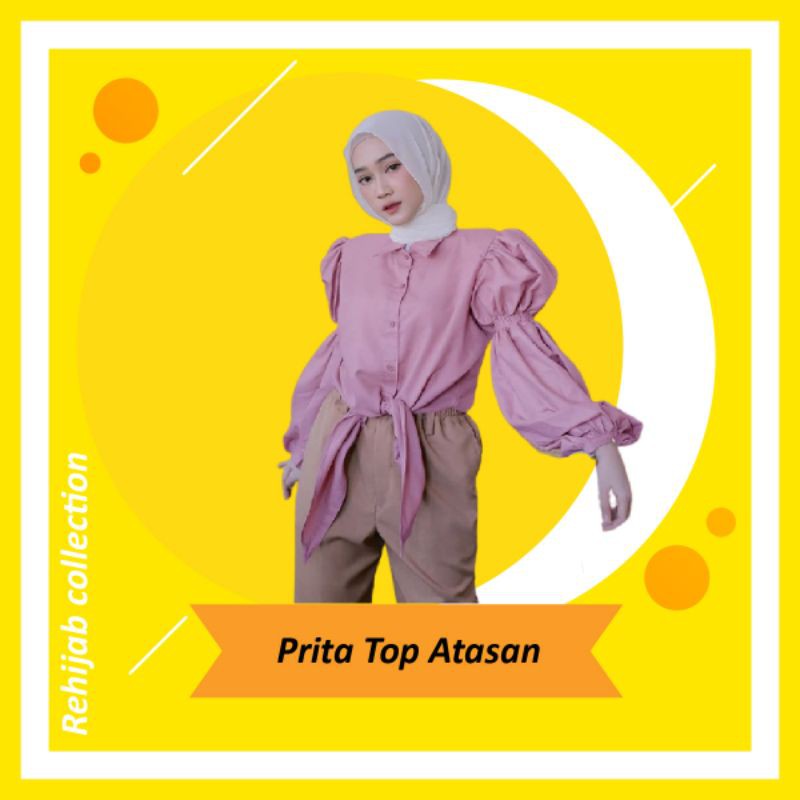 Prita top atasan fashion remaja muslim