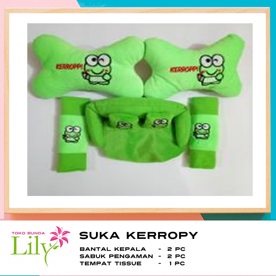 Suka Kerropy Aksesoris Mobil Kerropy Bantal Kerropy