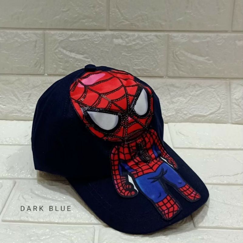 TOPI ANAK LAKI LAKI LED MOTIF KARTUN AVENGER UMUR 1-10 TAHUN