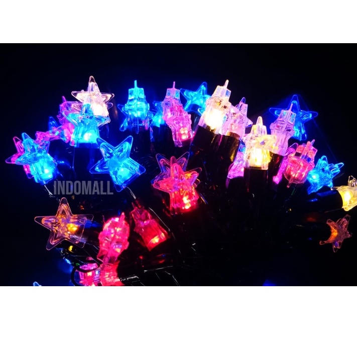 LAMPU NATAL VARIASI BOLA/BINTANG/PINUS/PAGODA/CAMPUR 10METER JAKMAN/LAMPU AGUSTUSAN/LAMPU NATAL/ LAMPU HIAS/ LAMPU TUMBLER/ LAMPU DEKOR/LAMPU KECIL/LAMPU MURAH/LAMPU MODEL BOLA