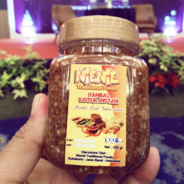 

SAMBAL LOTEK INSTANT NieNie-SAMBAL KACANG-SAMBAL SUUK-BUMBU PECELNYA ORANG SUNDA ENAK