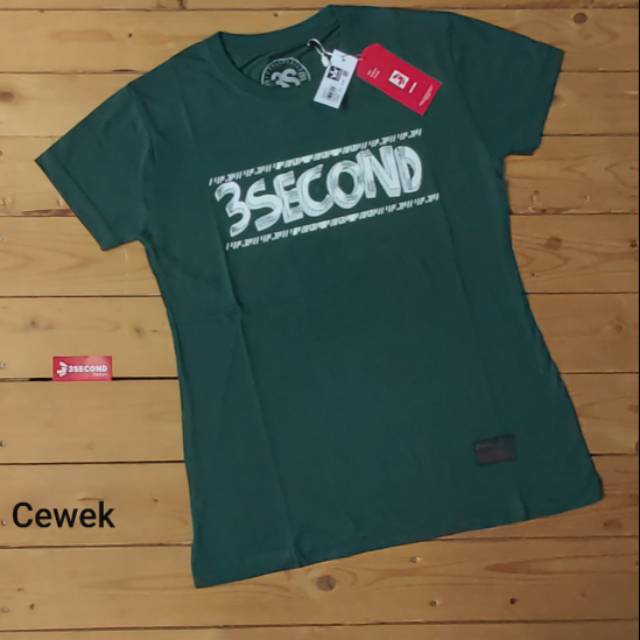 Kaos 3second wanita