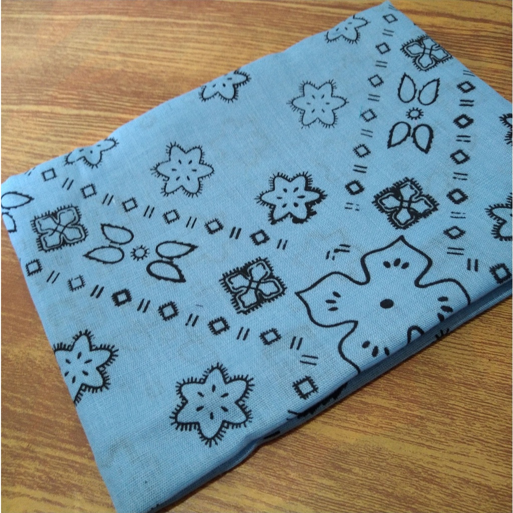 Slayer batik masker-Biru Muda