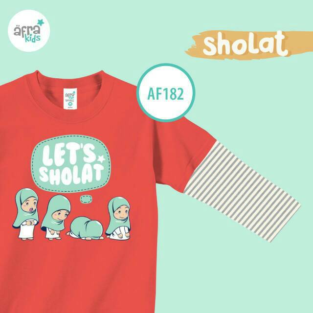 Afrakids AF182 Baju Kaos Anak Balita Remaja Murah Branded