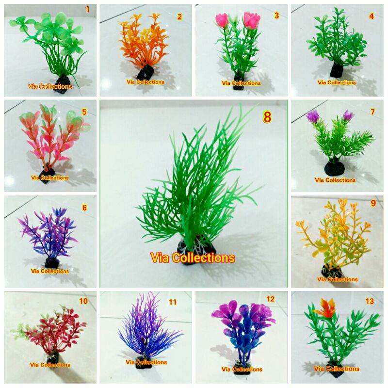 910+ Dekorasi Aquarium Tanaman Plastik HD