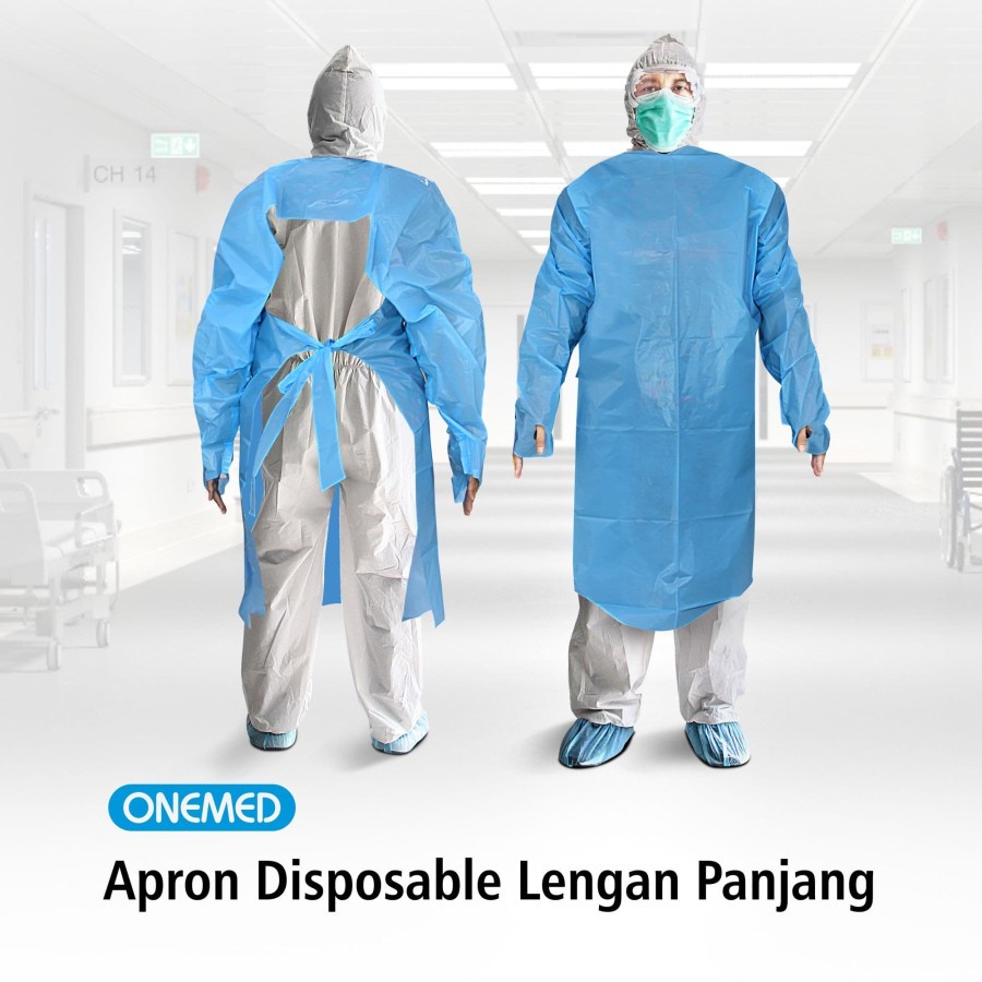 Apron Plastik Lengan Panjang Onemed