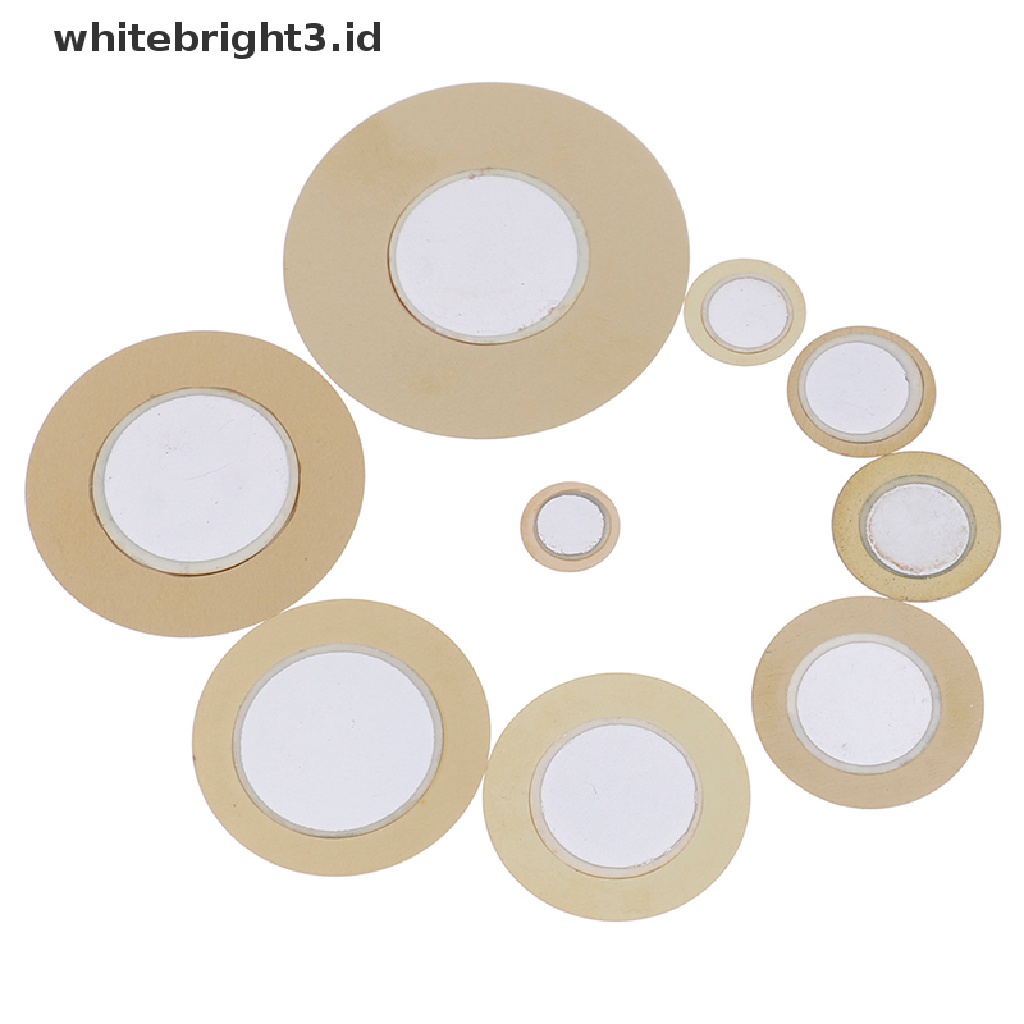 (whitebright3.id) 10pcs Disk drum trigger 12-50mm Bahan Tembaga Dengan sensor Suara