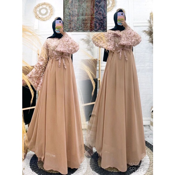 Gamis wanita / gamis ceruty/ gamis brukat