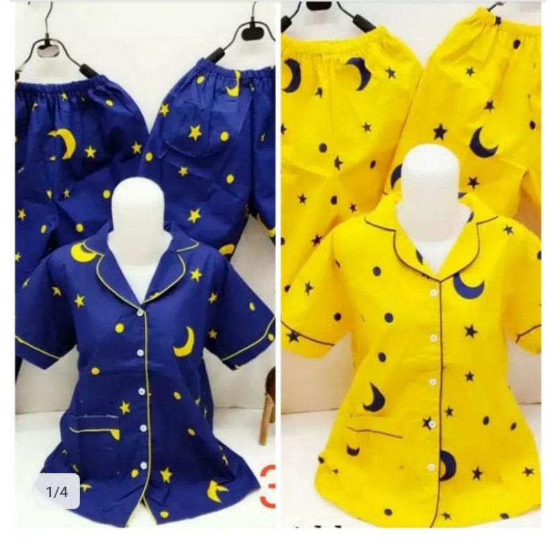 PIYAMA/BAJU TIDUR WANITA DEWASA 3 IN 1/MIT 2