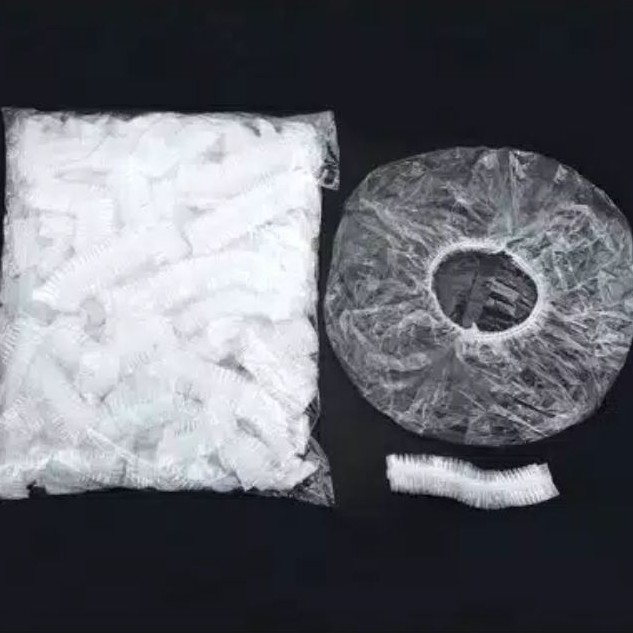10PCS ! SHOWER CAP PLASTIK SEKALI PAKAI