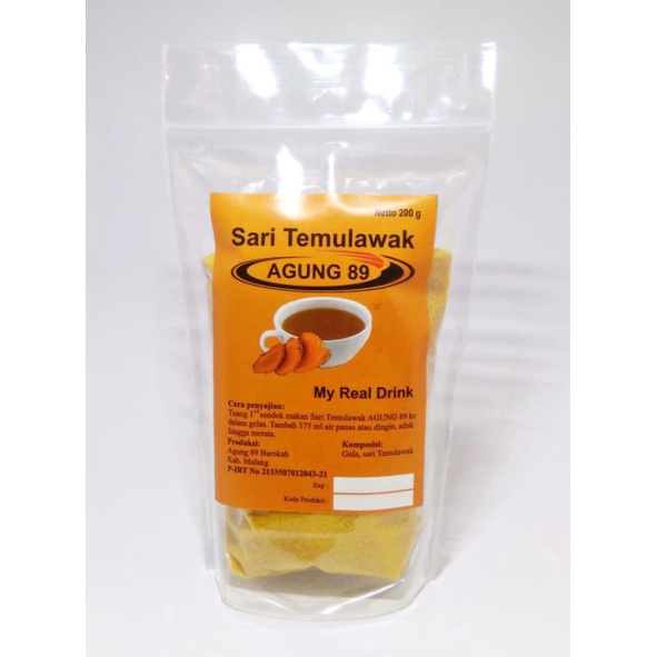 

Sari Temulawak Instan Agung 89