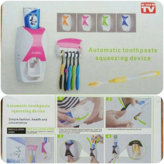 DISPENSER ODOL ZGT SKY RAK TOOTHPASTE TOOTHBRUST KOTAK SIKAT GIGI UNIK