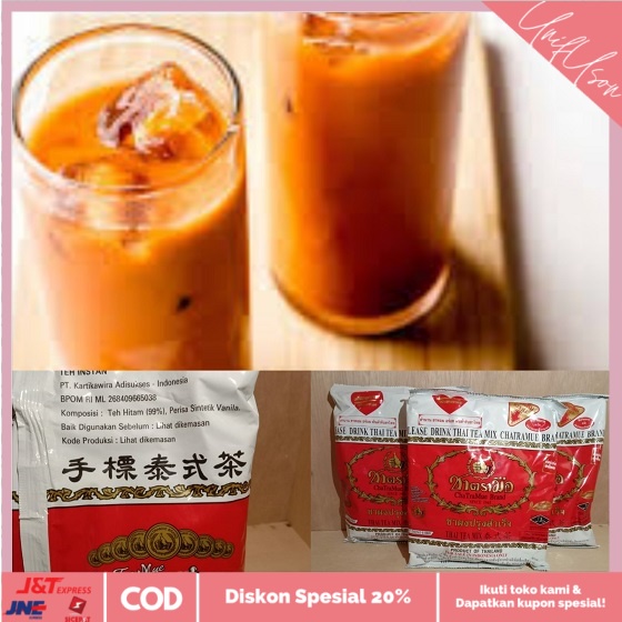 

⭐COD⭐ Thai Tea Mix Number One Chatramue Brand 400 gram BPOM