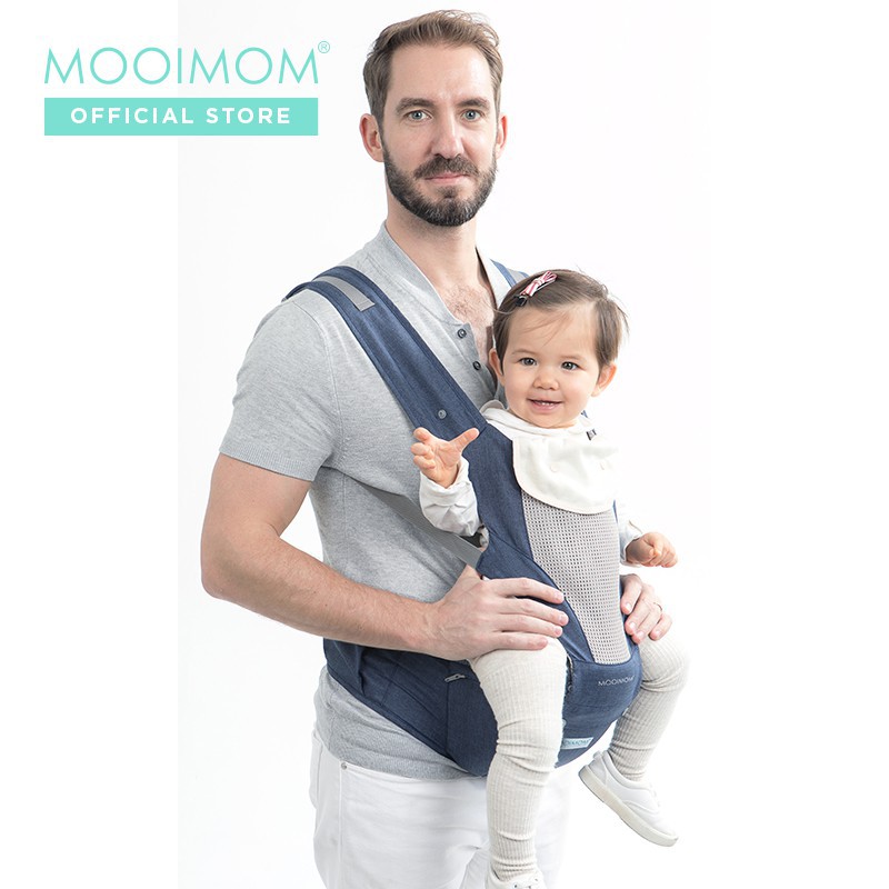 Makassar - MOOIMOM Breathable Hipseat Carrier Gendongan Bayi