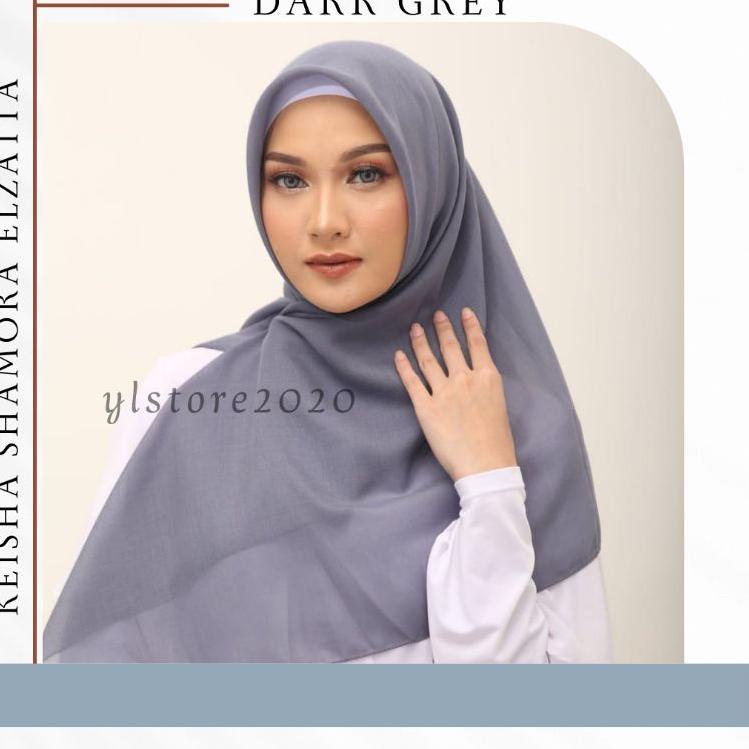 Wow Murah Meriah.. Hijab Segi Empat Warna Pink Salem Scarf Polos Elzatta