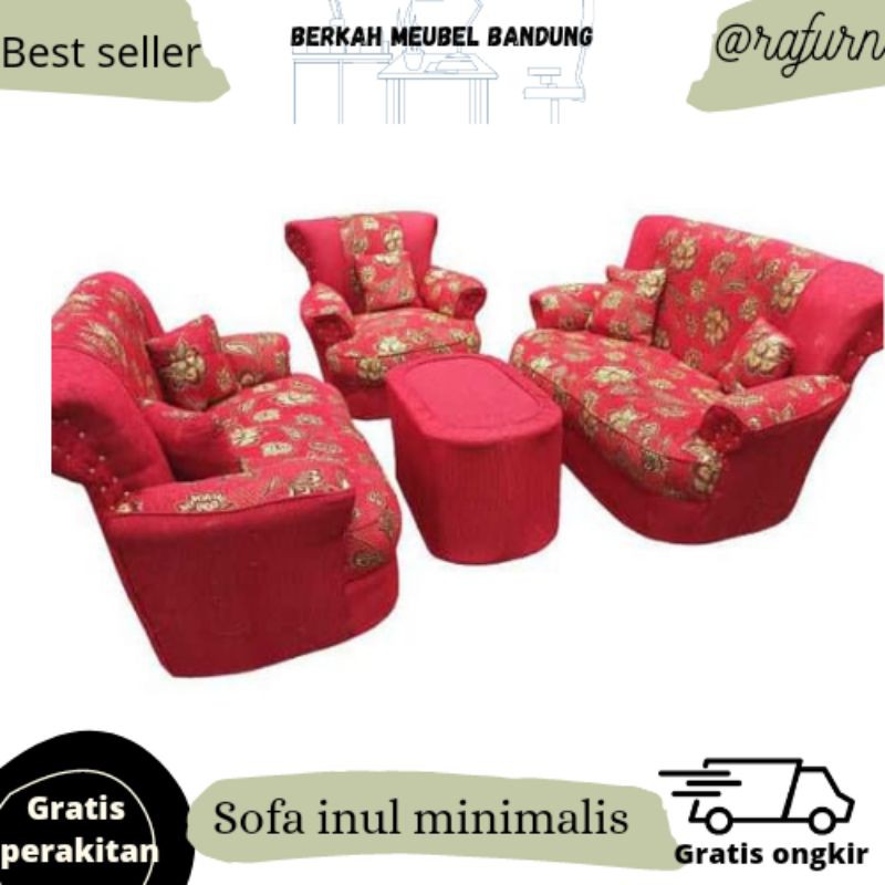 Sofa Inul Minimalis Termurah Terlaris Terbaru Bandung,Tasikmalaya,Garut,Ciamis,Sumedang,Banjar,