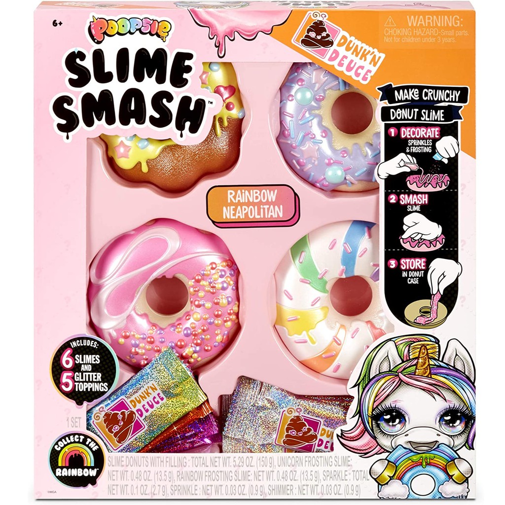 Poopsie Slime Smash Rainbow Neapolitan Original MGAE