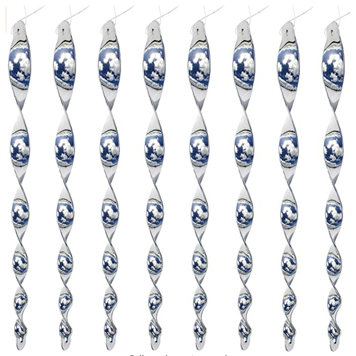 Alat Pengusir Burung Bentuk Spiral Isi 8 Pcs