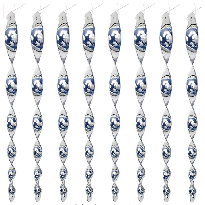 Alat Pengusir Burung Bentuk Spiral Isi 8 Pcs