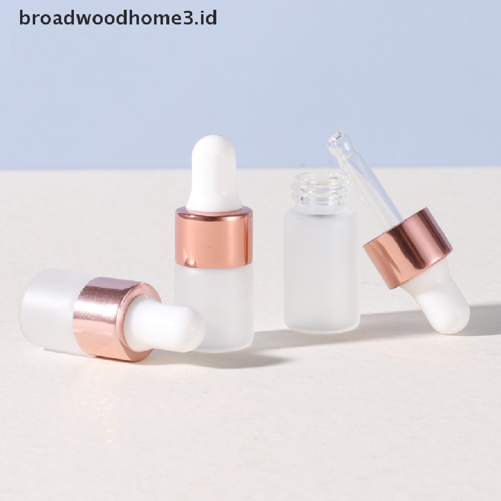 5pcs Botol Kaca Kosong Ukuran 1 / 2 / 3 / 5ml Untuk Essential Oil