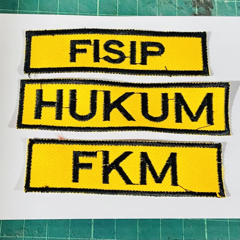 PAPAN NAMA BORDIR - HUKUM FKM FISIP