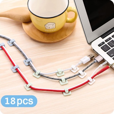 Wire Winding Clip - Cable Organizer (18pcs)