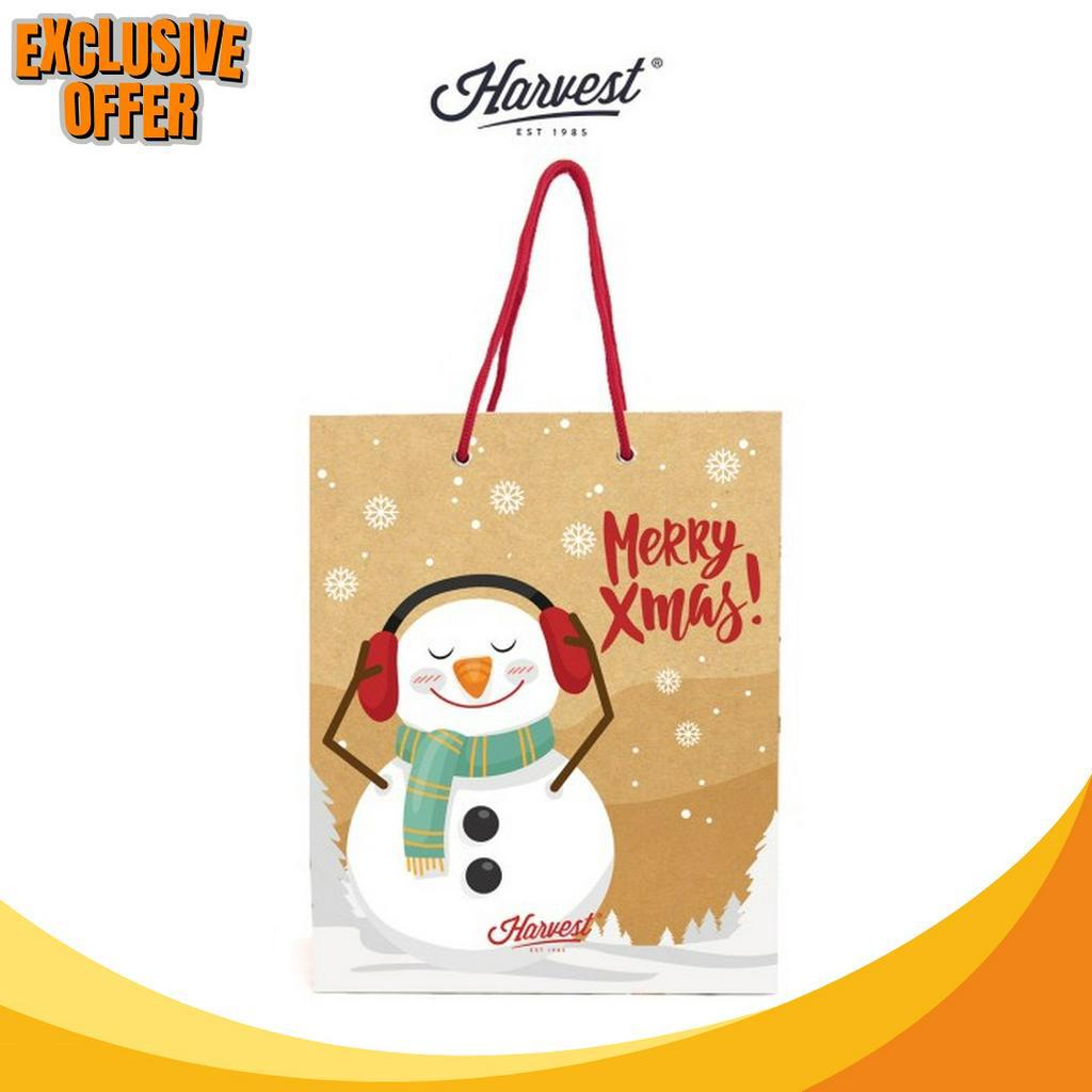 

SEGERA BELI Paper Bag Natal Christmas Harvest Merry Xmas M Snowman