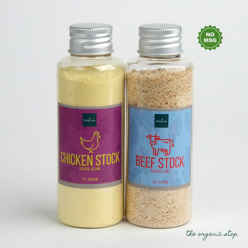

(HEMAT) TheOrganicStop Kaldu Ayam + Sapi No-MSG @70gram