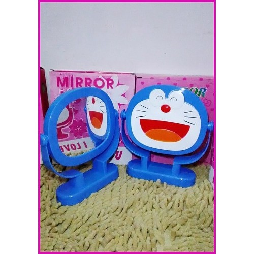 Cermin meja-kaca rias motif hello kitty-doraemon-cermin doraemon-HK