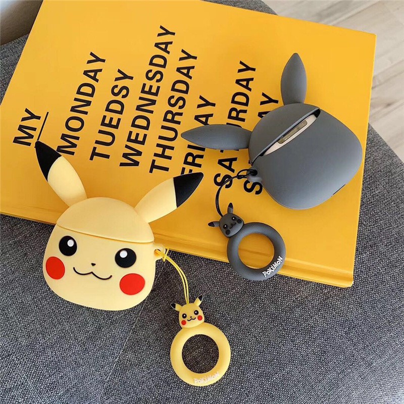 Case Pelindung Motif Kartun Untuk Airpods 1 / 2 I12 Headset