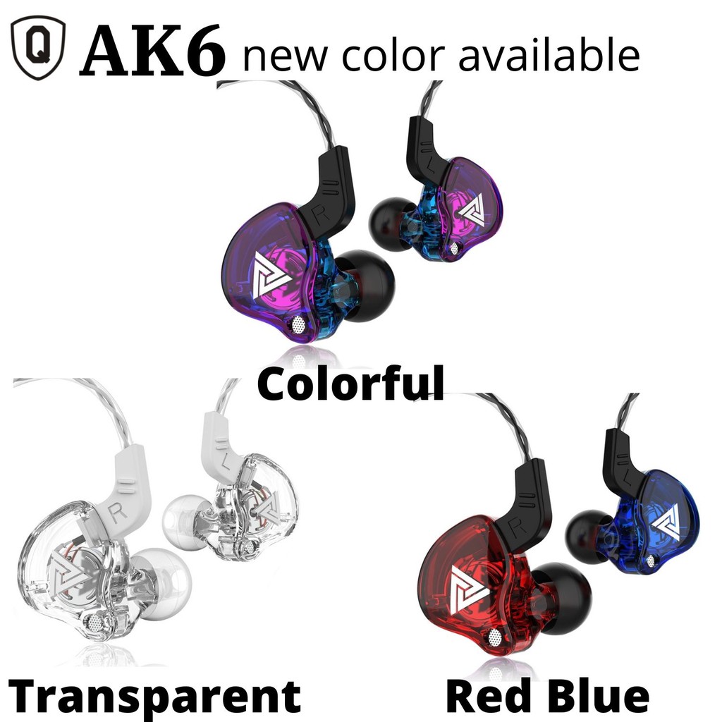 [Rusak Tukar Baru] QKZ AK6 Sport Earphone dengan Mic