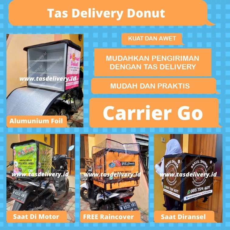 CARRIER - Tas Delivery / Box Delivery Donat, Box Motor / Tas Motor Donat