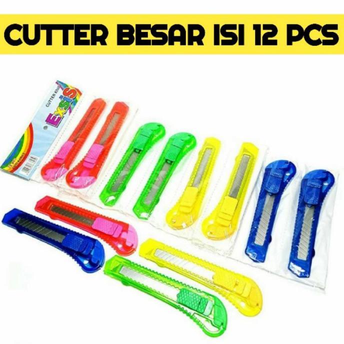 

Menakjubkan Cutter Besar Renceng 12 Pcs Hemat