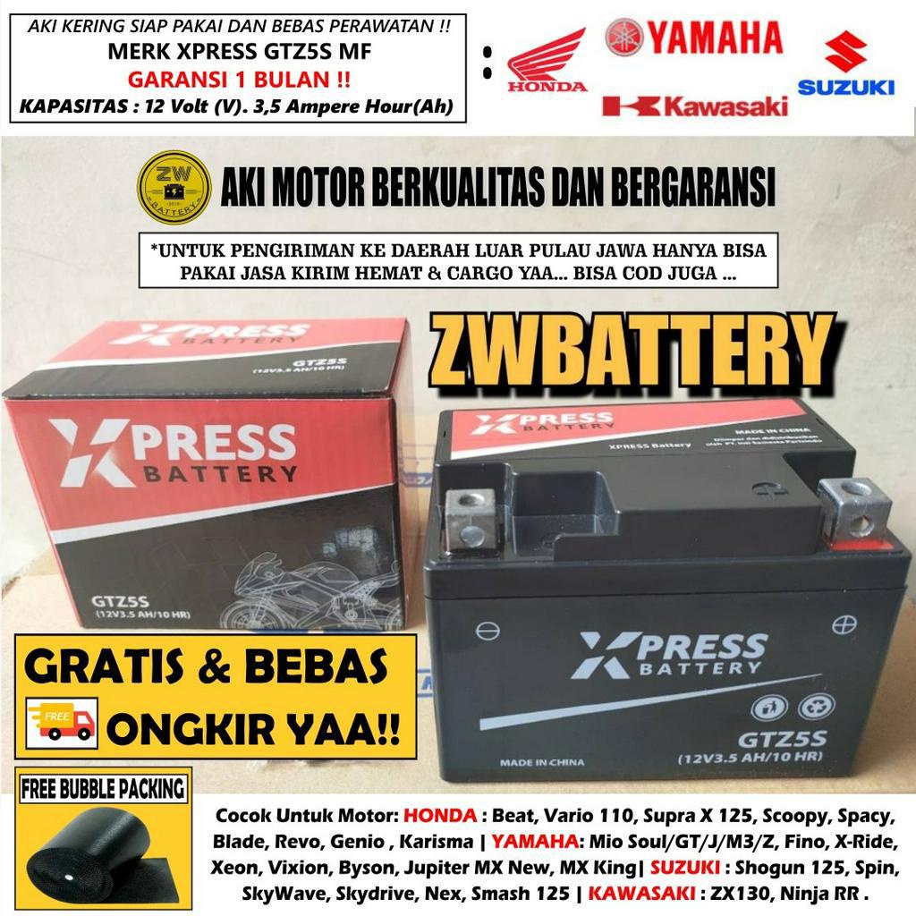 AKI MOTOR BEAT, VARIO 110, SPACY, REVO, BLADE, VERZA GTZ5S XPRESS MF