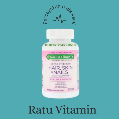 Natures Nature Nature’s Bounty Extra Strength Hair Skin Nails Biotin