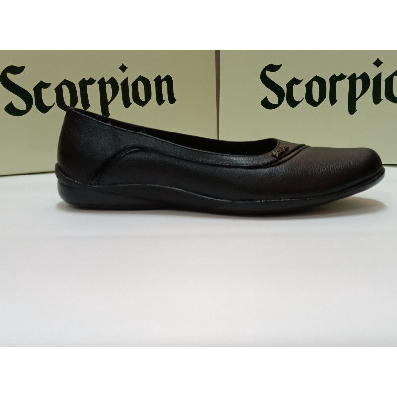 Sepatu Kulit Wanita Scorpion 6097 - Sepatu Heels Kulit - Pantofel Kulit