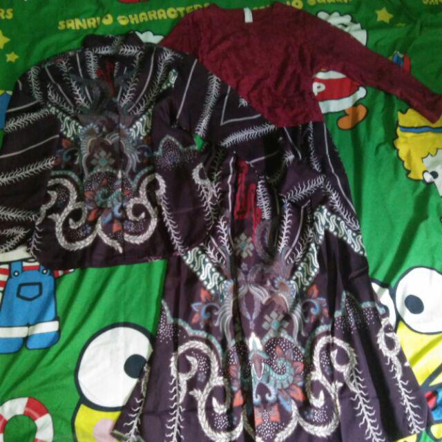 Cp Zakinah Batik Couple Zakinah Couple Gamis Kebaya Brukat Batik