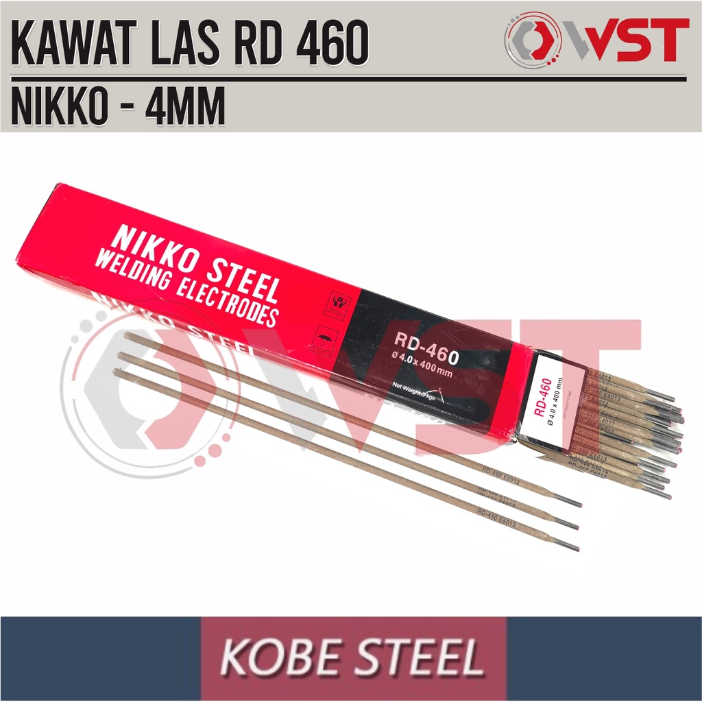 Kawat Las Baja Nikko Steel RD-460 4mm / RD 460 AWS A5.1 E6013